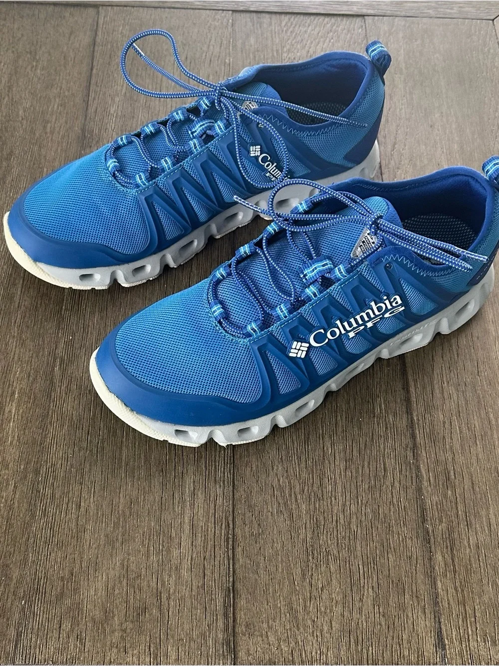 Columbia Megavent II PFG Boat Shoes Men’s Size 9 Blue Water Sneakers Fishing
